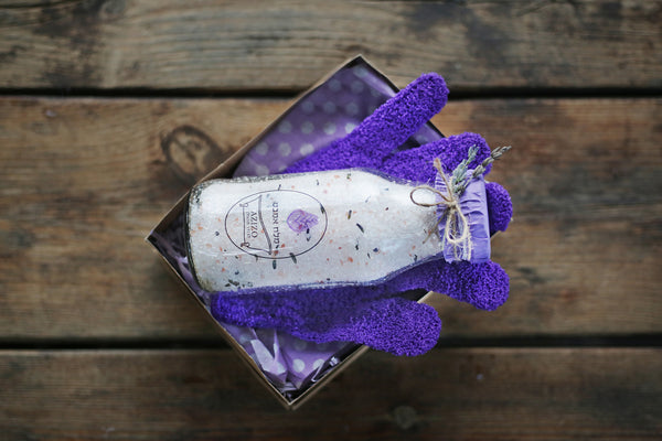 מלח אמבט מבוסס לבנדר